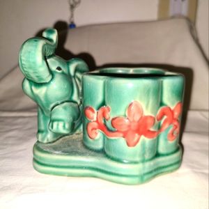 Lucky Trunk Up Elephant Planter